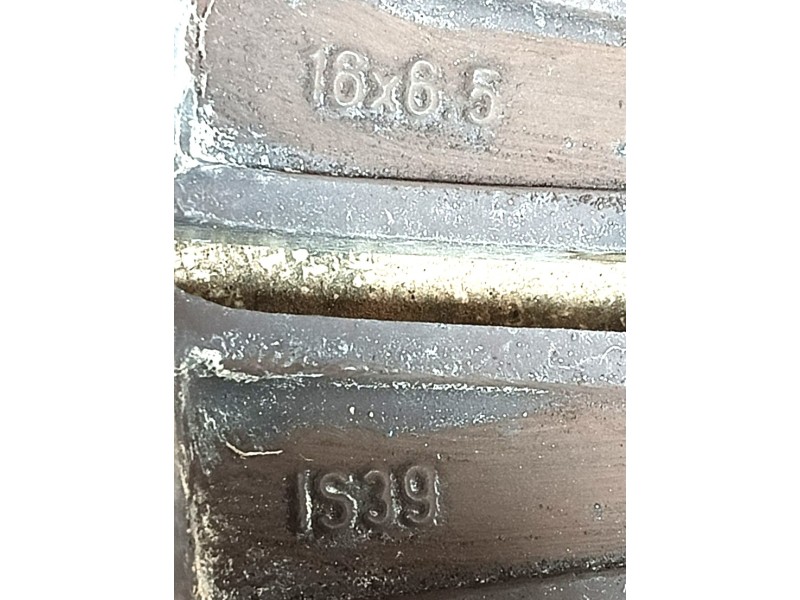 Recambio de llanta para opel meriva b monospace (s10) 1.4 (75) referencia OEM IAM 0P060K1 IS39 16x6.5