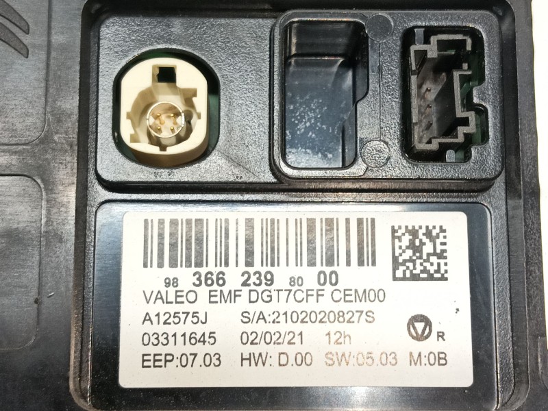 Recambio de pantalla multifuncion para citroën c3 aircross ii (2r_, 2c_) 1.2 puretech 110 (2rhnzb, 2rhnzw, 2rhnpx, 2rhnpj) refer