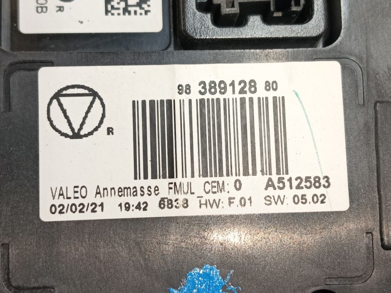 Recambio de pantalla multifuncion para citroën c3 aircross ii (2r_, 2c_) 1.2 puretech 110 (2rhnzb, 2rhnzw, 2rhnpx, 2rhnpj) refer