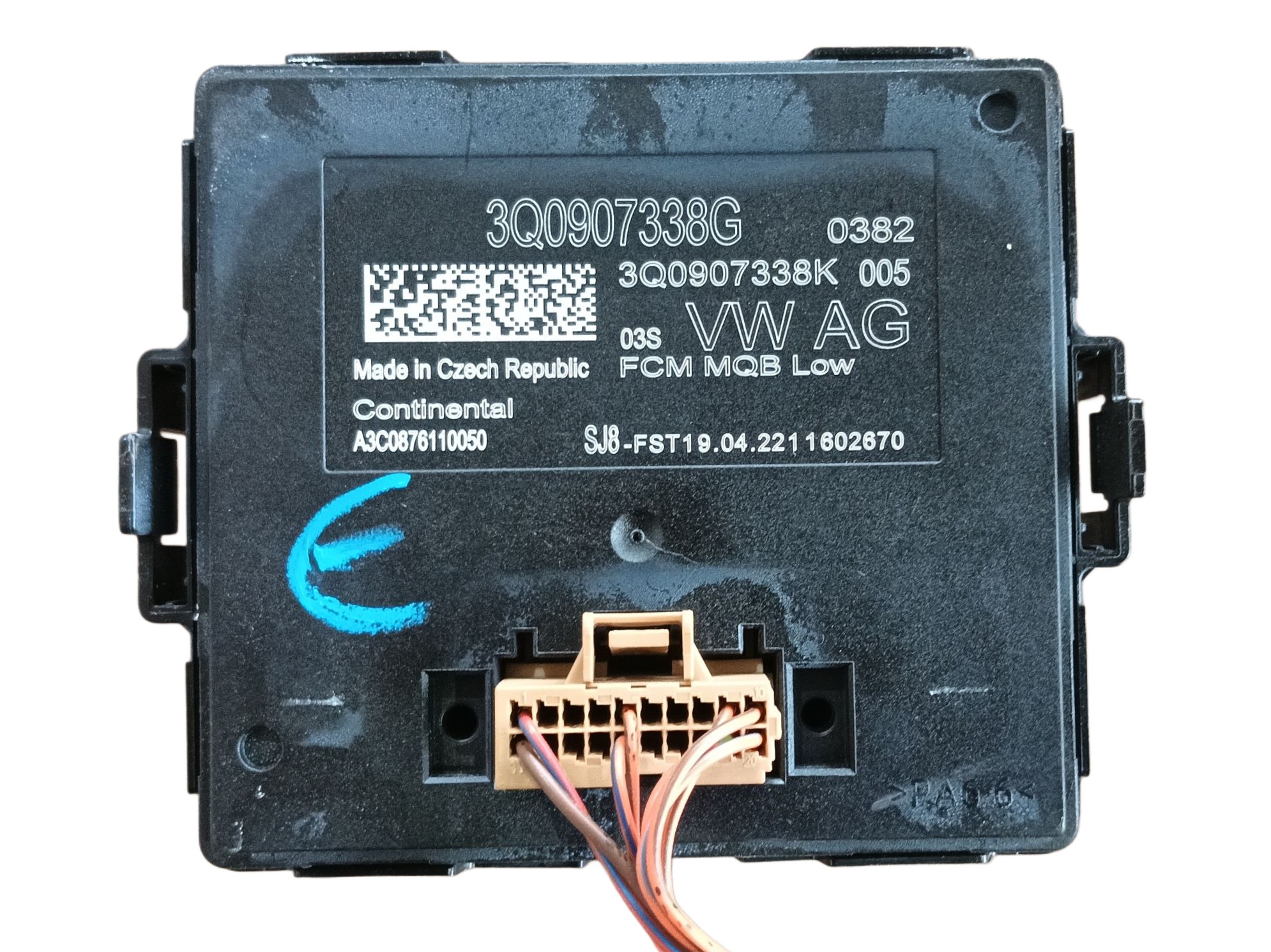 3Q0907338G ELECTRONIC MODULE / 3Q0907338K / 2088634 FOR VOLKSWAGEN ...